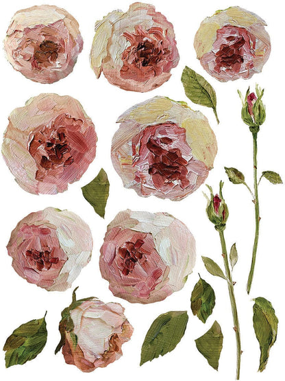 Painterly Florals IOD Transfer 12x16 Pad (8 sheets)