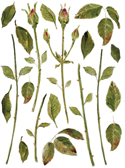 Painterly Florals IOD Transfer 12x16 Pad (8 sheets)