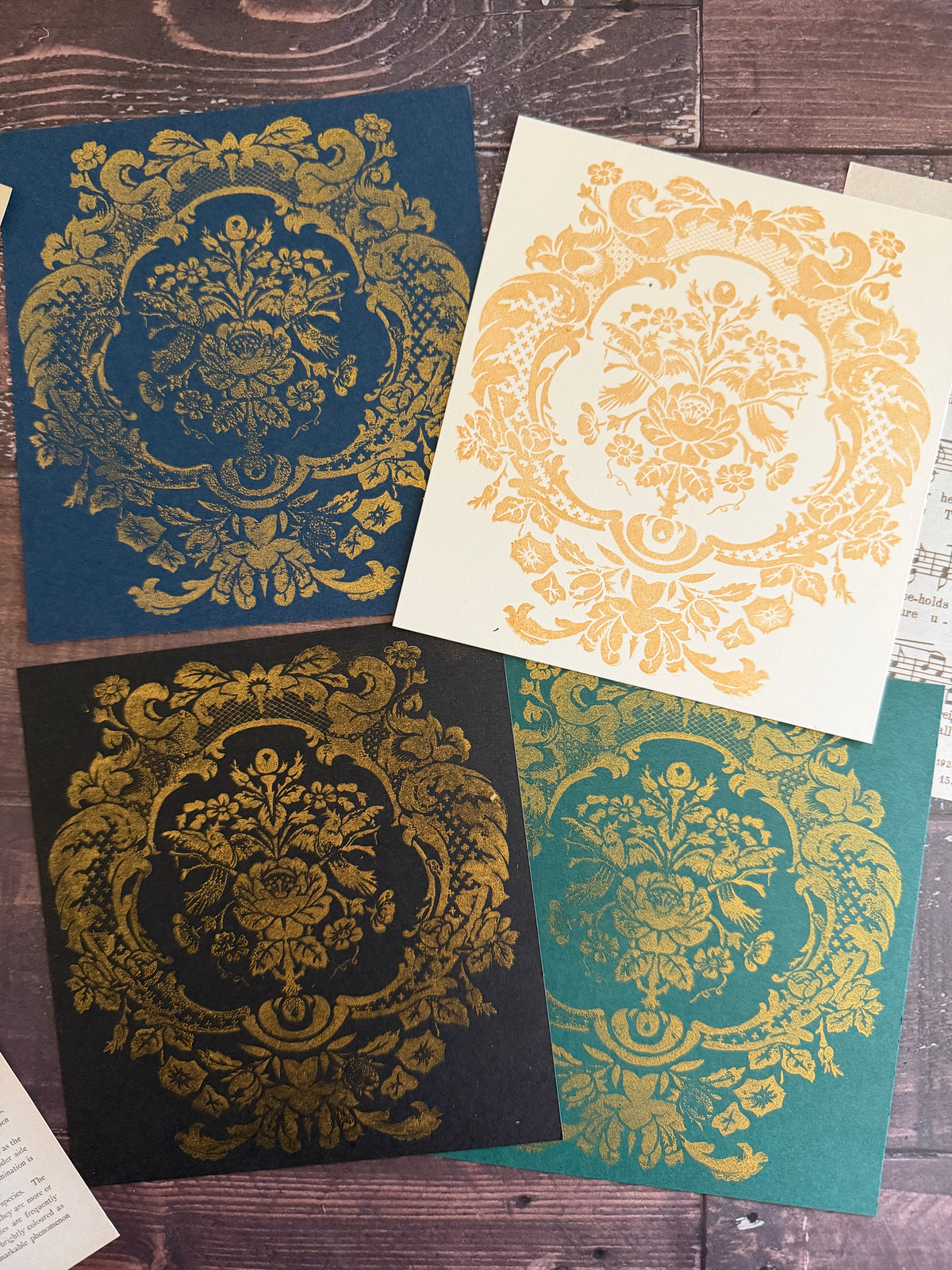 IOD Metallic Pigment Ink - Gold Shimmer & Silver Sparkle