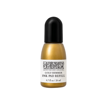 IOD Metallic Pigment Ink - Gold Shimmer & Silver Sparkle