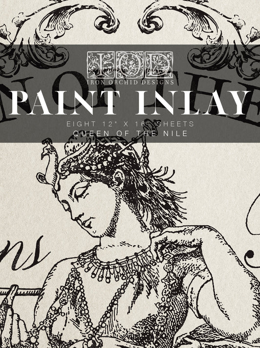 Queen of the Nile IOD Paint Inlay 12x16 (8 Sheets)
