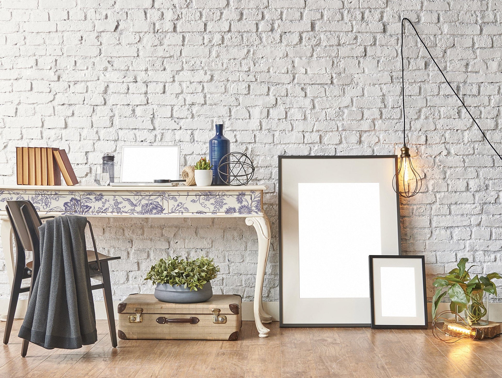 Locker61 Paint Inlay Indigo Floral IOD Paint Inlay 12x16 (8 sheets)