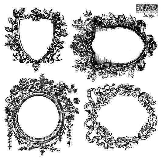 Insignia 6x6 IOD Stamp (4 Sheets + Envelopes)