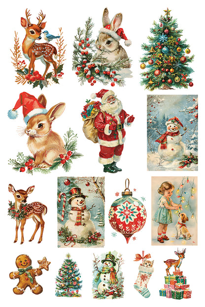 RETIRED Kitschy Christmas IOD Transfer 8x12 (8 Sheets)