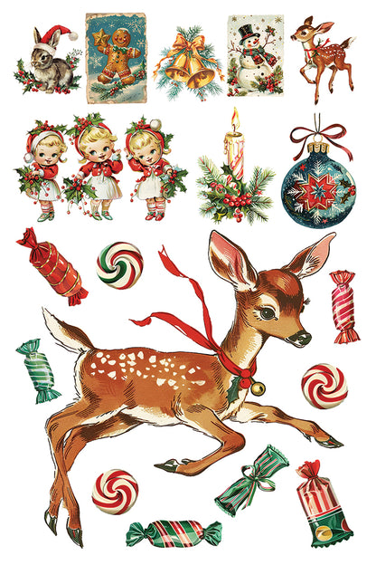 RETIRED Kitschy Christmas IOD Transfer 8x12 (8 Sheets)
