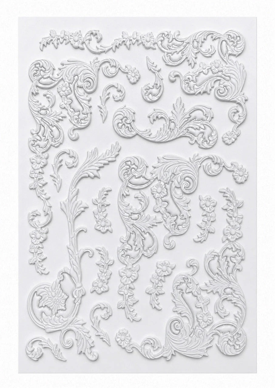 LaBlanche Floral Rococo Embellishment Sticker Sheet