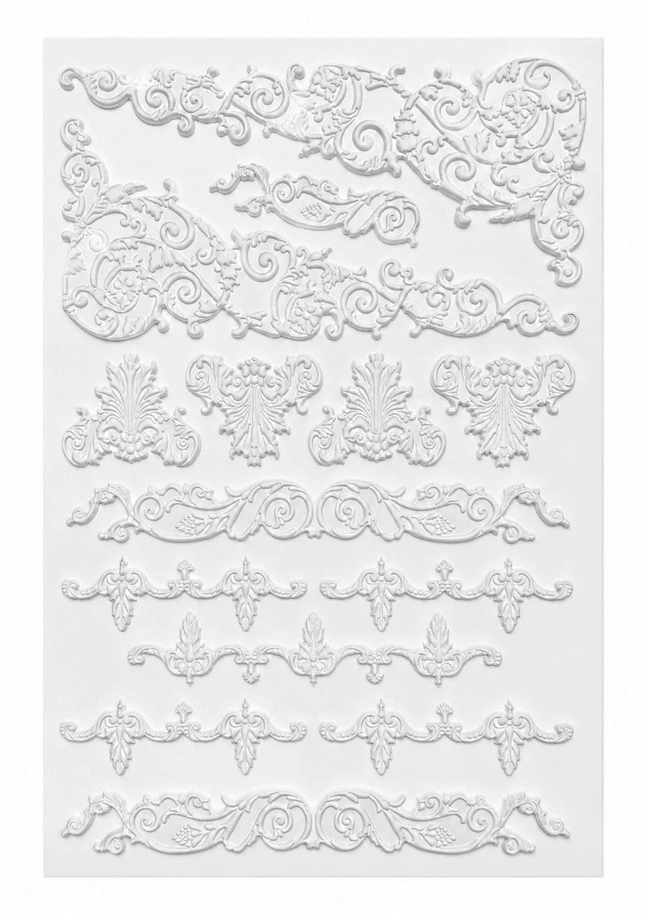 LaBlanche Vintage Border Flourish Embellishment Sticker Sheet