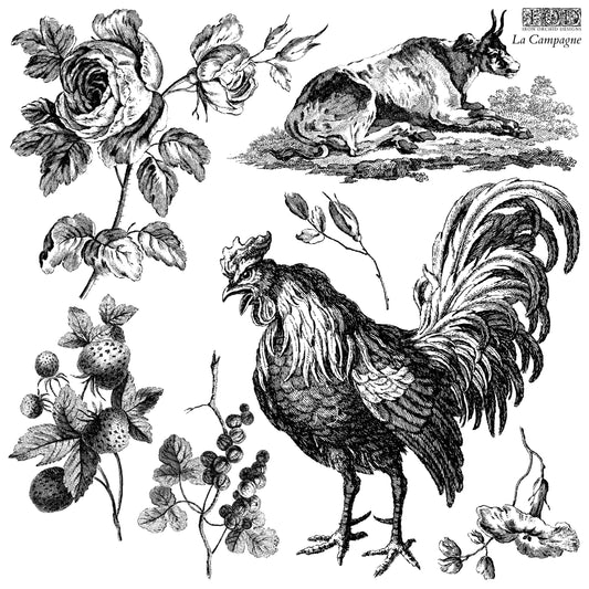 La Campagne 12x12 IOD Stamp (2 Sheets)