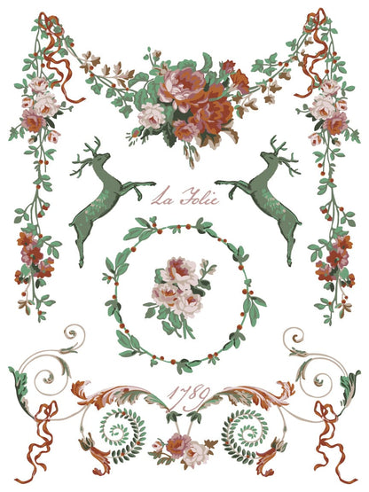 IOD Paint Inlay La Folie IOD Paint Inlay 12x16 (8 sheets)