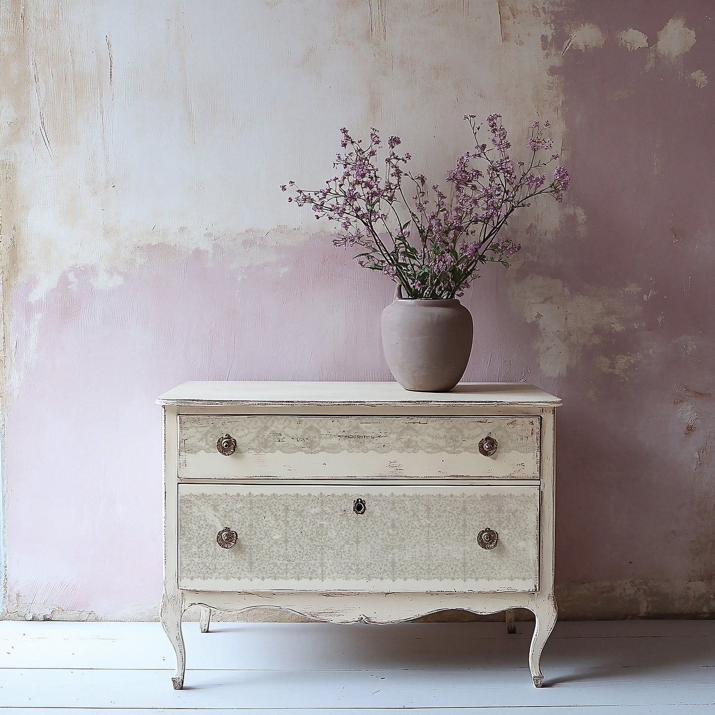 Lace 12x12 IOD Stamp (1 Sheet with Masks)