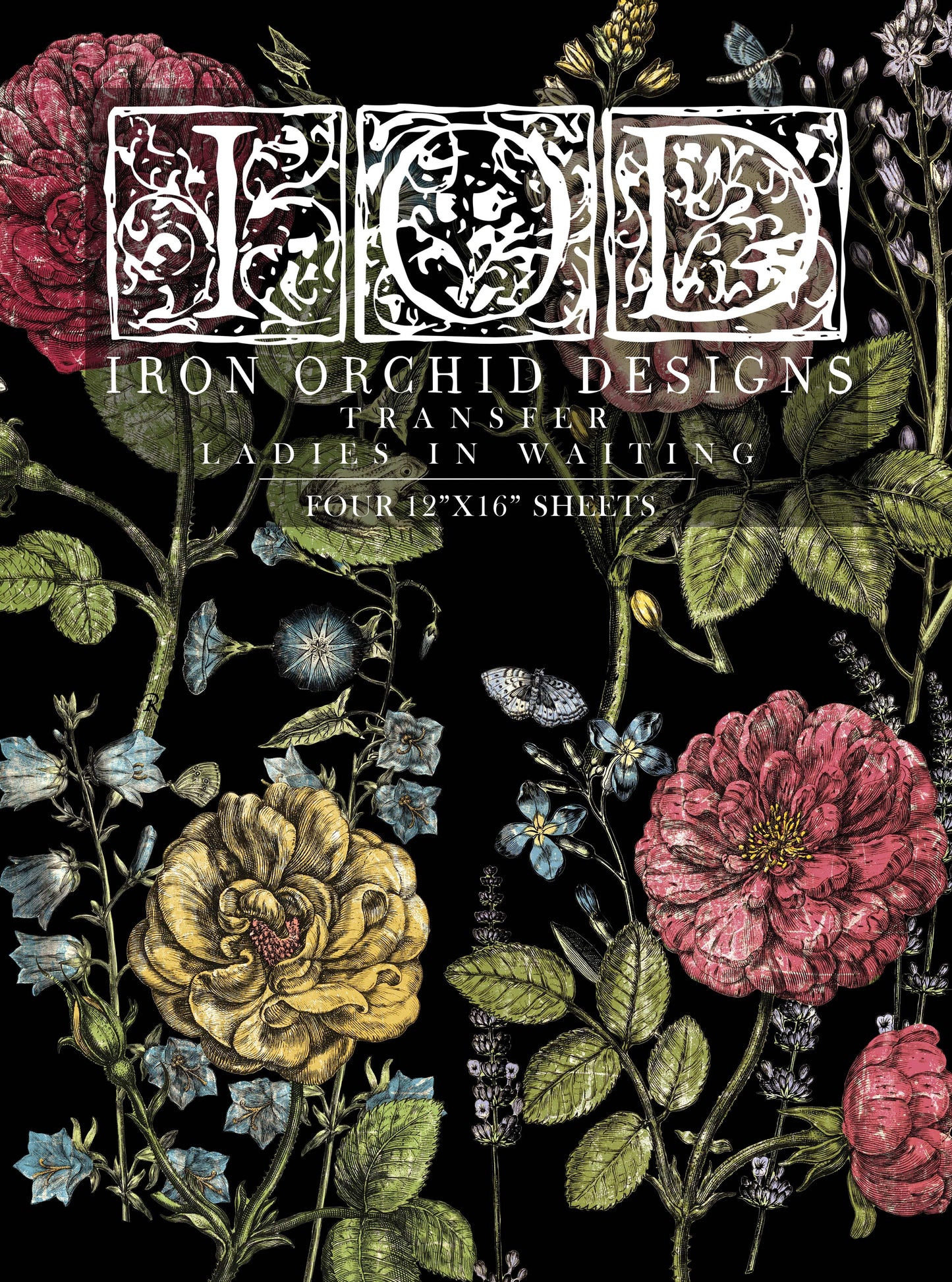 IOD Transfers Ladies in Waiting IOD Transfer 12x16 (4 Sheets) *RETIRED*