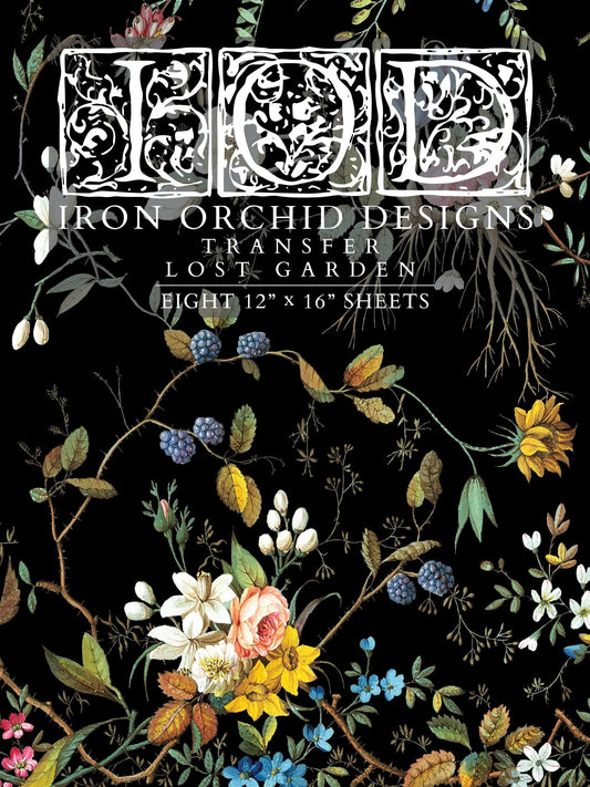 Lost Garden IOD Transfer 12x16 (8 Sheets)