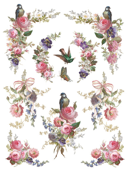 Madeleine IOD 12x16 Transfer (8 Sheets)