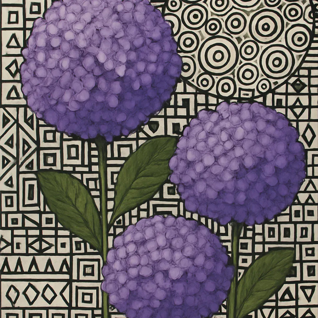 Mint By Michelle Decoupage Paper Mauve Hydrangea- A1 Size Large Decoupage Paper