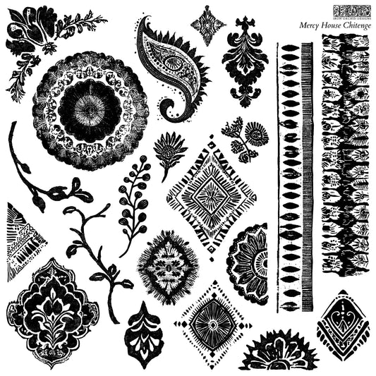 Mercy House Chitenge 12x12 IOD Stamp (1 sheet)
