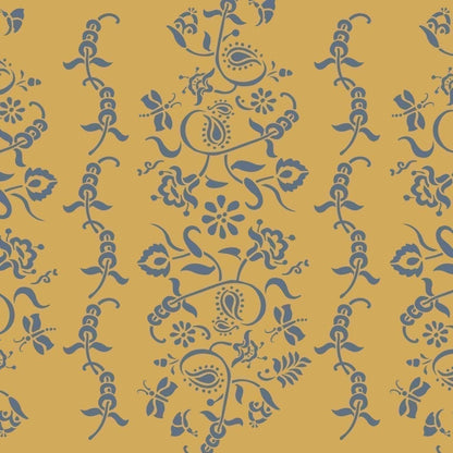 Annie Sloan Paisley Floral Garland Stencil