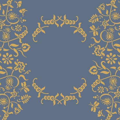 Annie Sloan Paisley Floral Garland Stencil