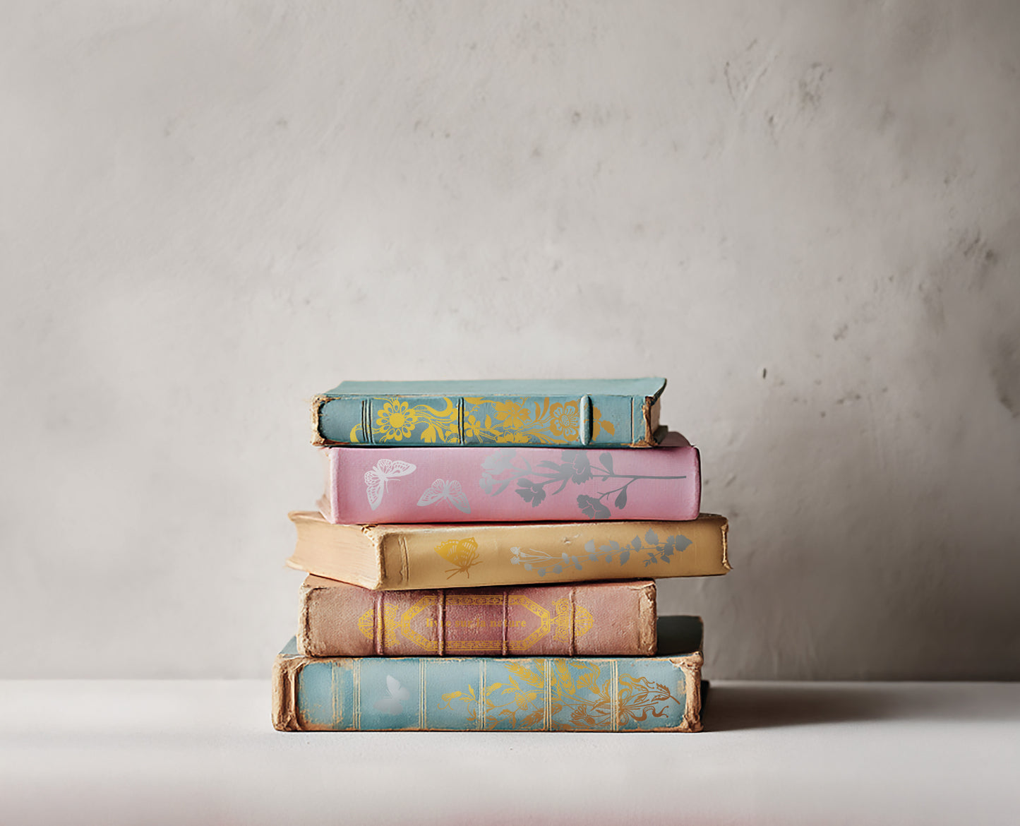 Papillon IOD 8x12 Silver & Gold Gilded Foil Transfer (8 Sheets)