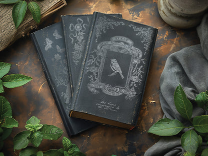 Papillon IOD 8x12 Silver & Gold Gilded Foil Transfer (8 Sheets)