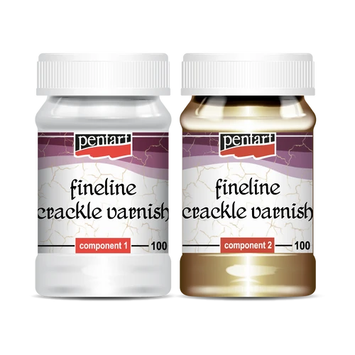 Pentart Fineline Crackle - 2 Components