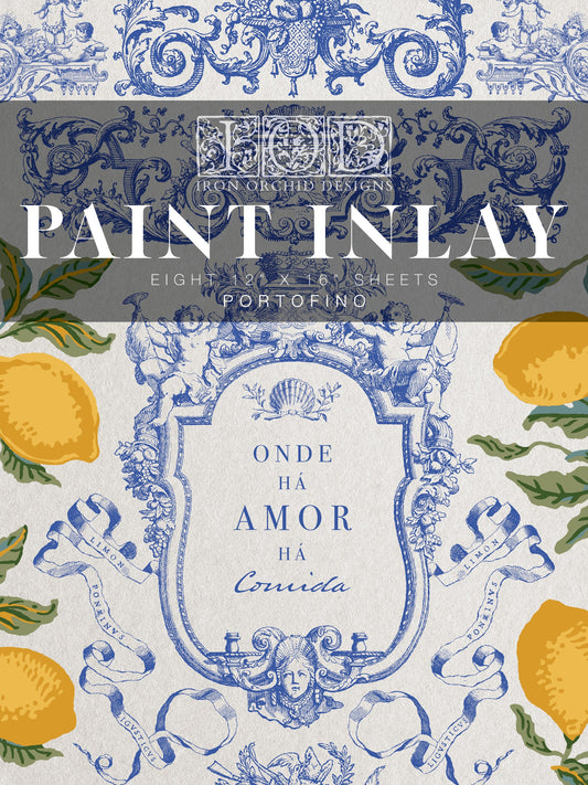 Portofino IOD Paint Inlay 12x16 (8 Sheets)
