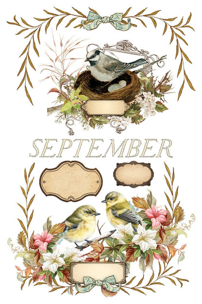 Locker61 Transfers Santa's Hollow IOD Transfer 8x12 Pad (8 sheets)