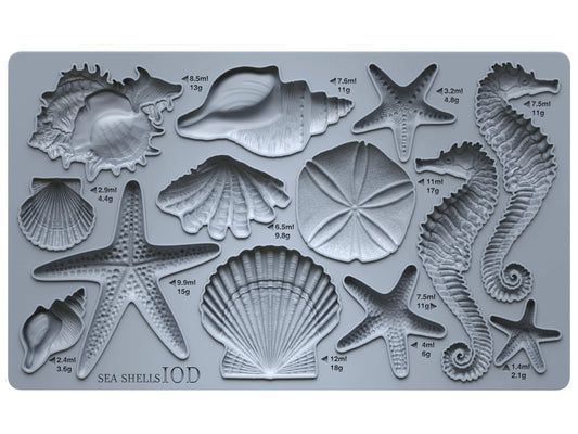 Sea Shells IOD Mould