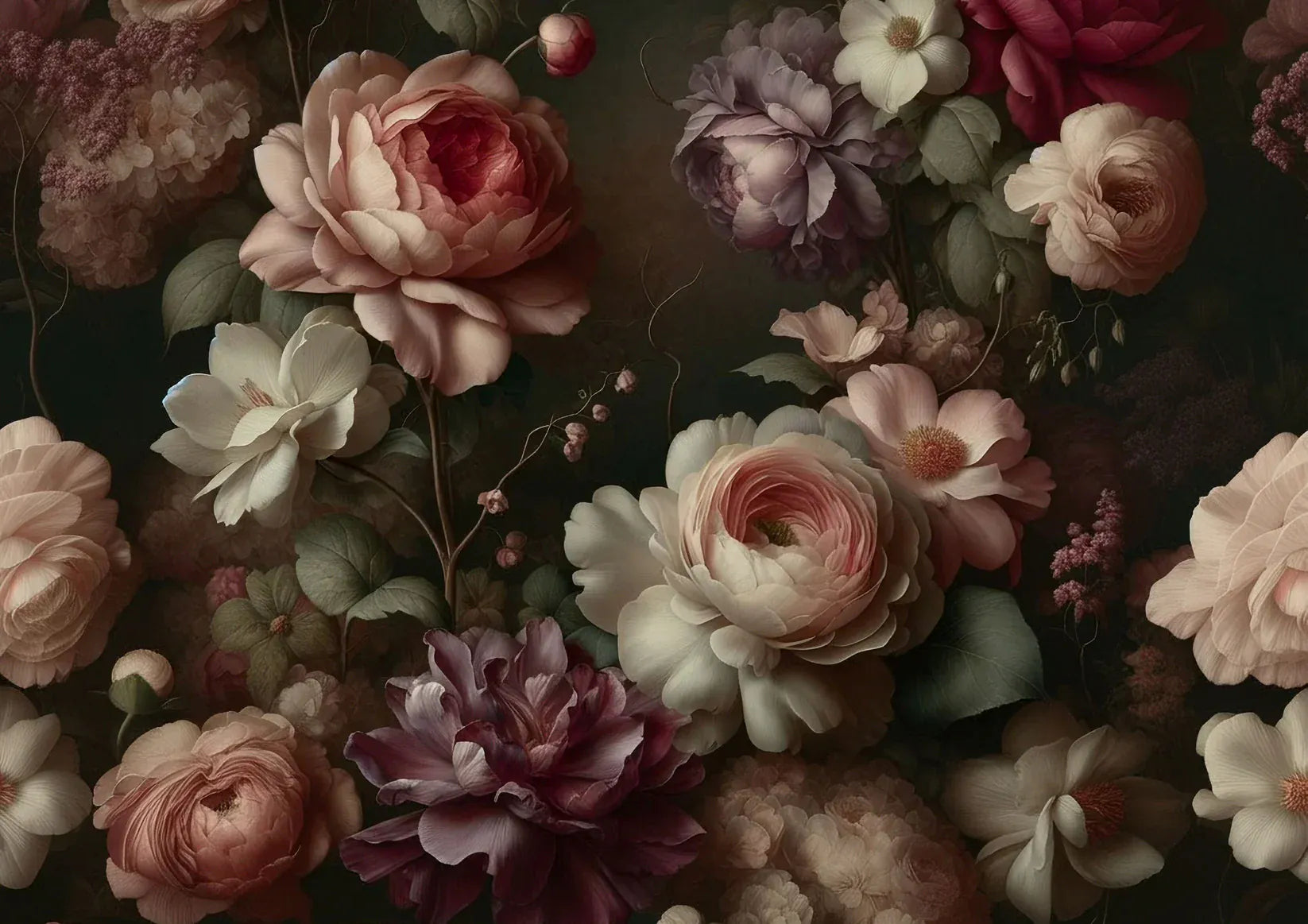 Mint By Michelle Decoupage Paper Shadow Garden - A1 Size Large Decoupage Paper