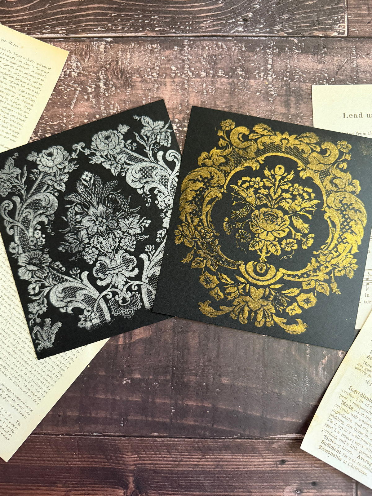 IOD Metallic Pigment Ink - Gold Shimmer & Silver Sparkle