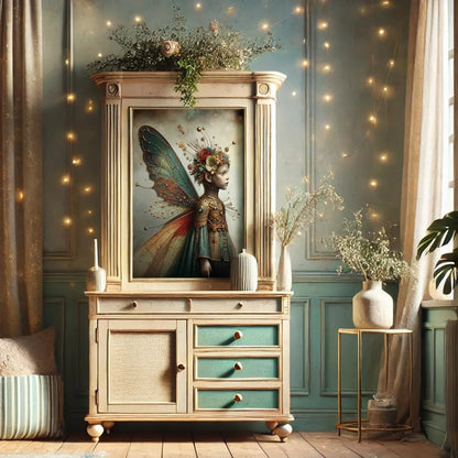 Mint By Michelle Decoupage Paper Sprite - Mint A1 Size Large Decoupage Paper