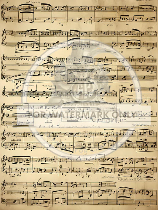 Symphony Background Decoupage Rice Paper (DC546)