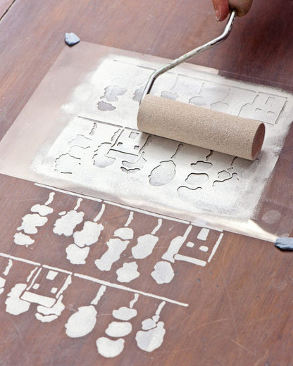 Annie Sloan Trees Stencil