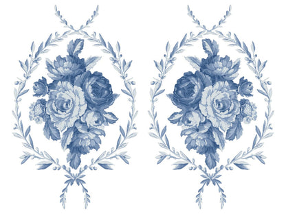 IOD Paint Inlay Trompe L'Oeil Bleu IOD Paint Inlay 12x16 (4 Sheets)