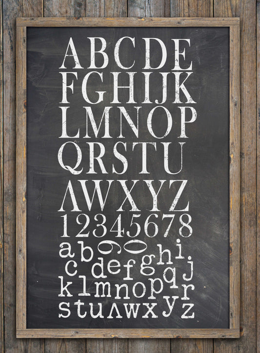 Typesetting 12x12 IOD Stamp (2 sheets)