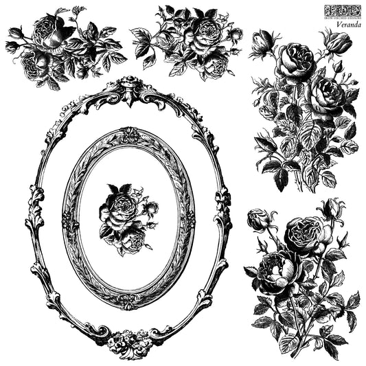 Veranda 12x12 IOD Stamp (2 sheets)