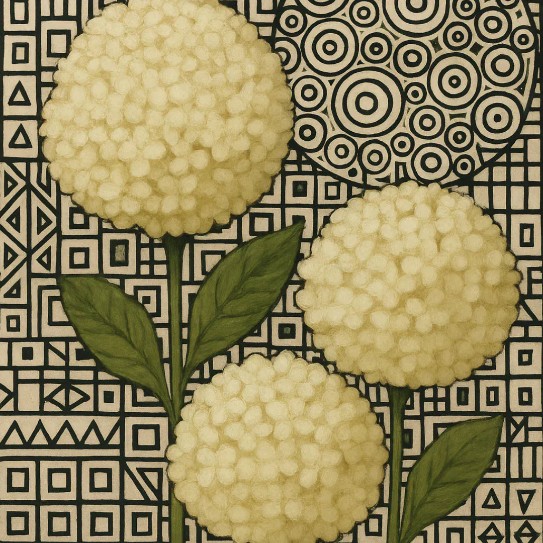 Mint By Michelle Decoupage Paper White Hydrangea- A1 Size Large Decoupage Paper