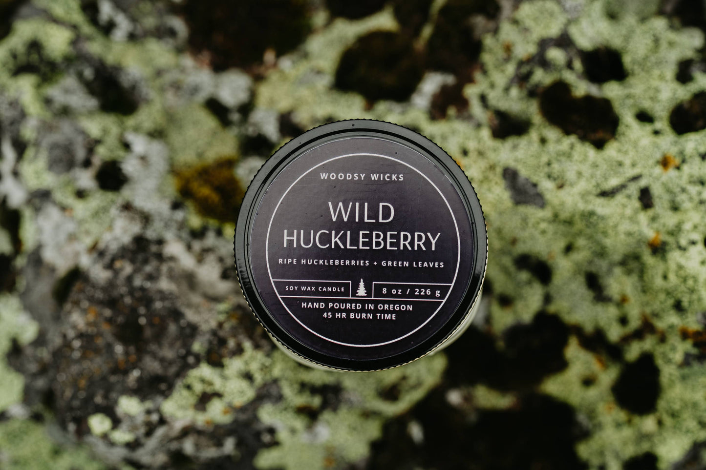 Wild Huckleberry Soy Wax Candle - Non-toxic- Hand Poured
