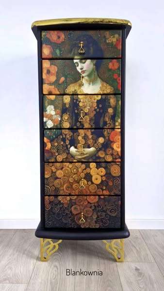 Bathed in Gold - 23.4" x 33.1" A1 Size Decoupage Paper - Mint by Michelle