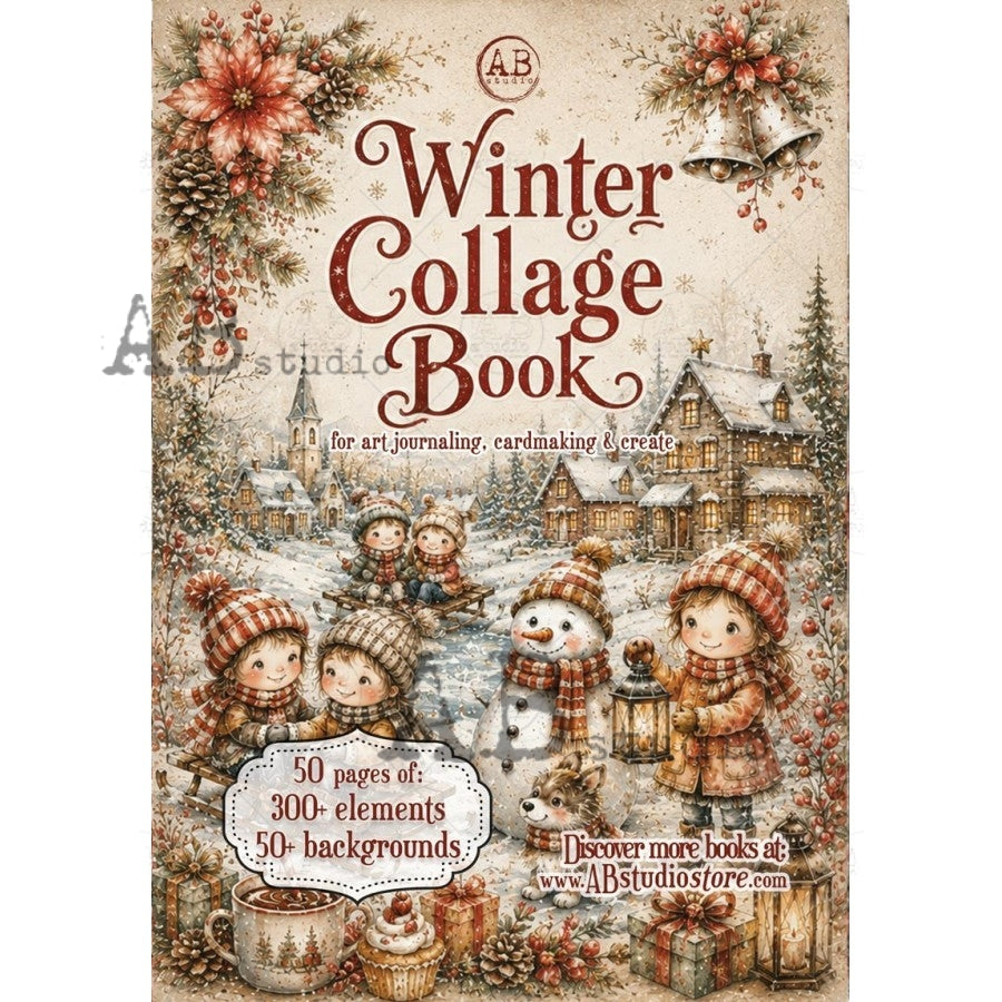Winter Cut & Collage Book