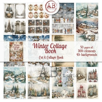 Winter Cut & Collage Book