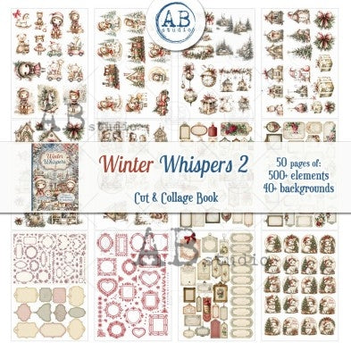 Winter Whispers Part 2 Cut & Collage Book