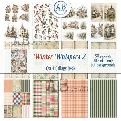 Winter Whispers Part 2 Cut & Collage Book