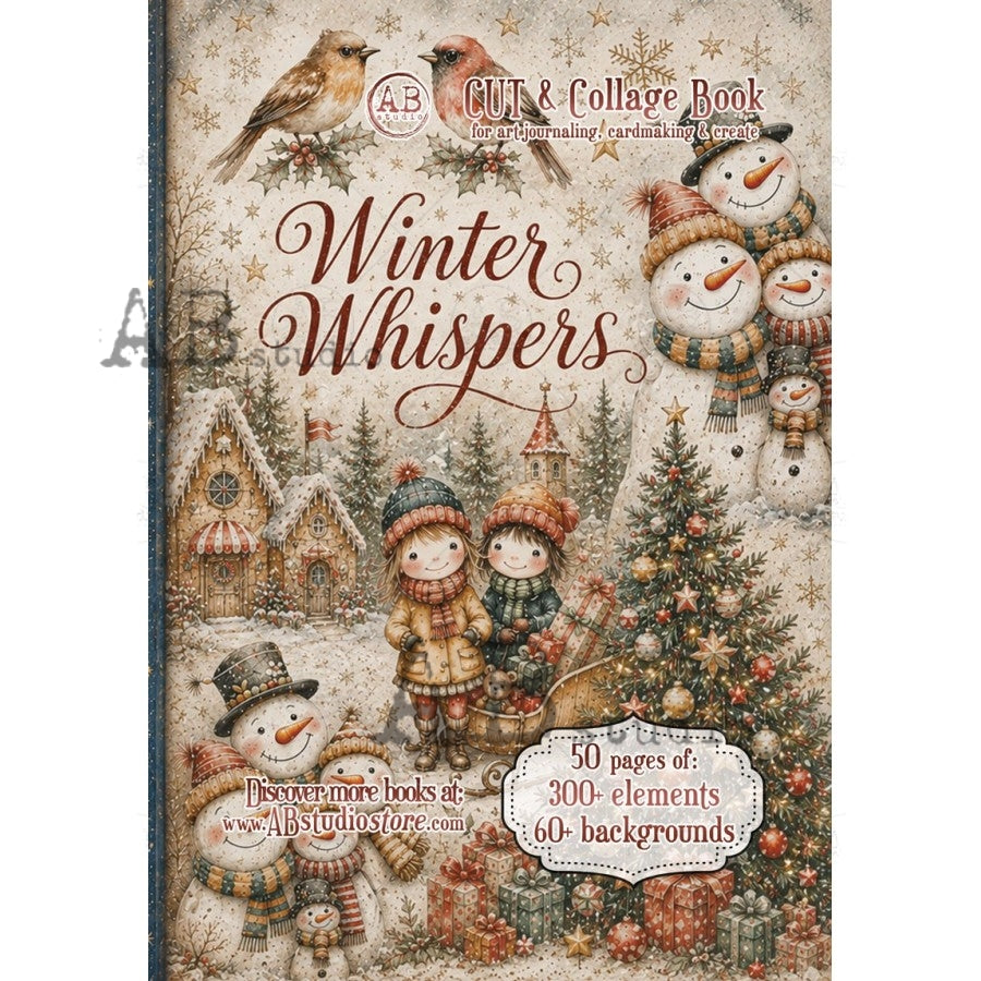 Winter Whispers Part 1 Cut & Collage Book