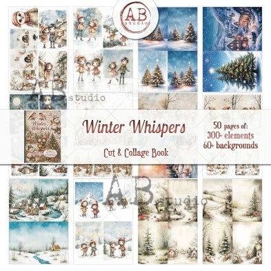 Winter Whispers Part 1 Cut & Collage Book
