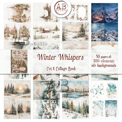 Winter Whispers Part 1 Cut & Collage Book