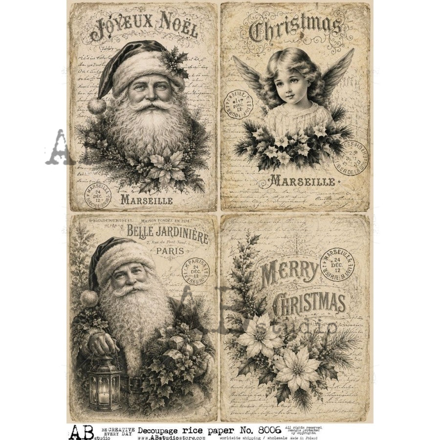A4 Christmas in Old Paris (ID8006)