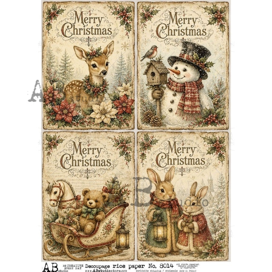 A4 Storybook Christmas Friends (ID8014)