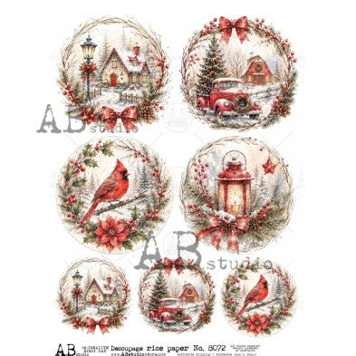 A4 Christmas in the Country (ID8072)