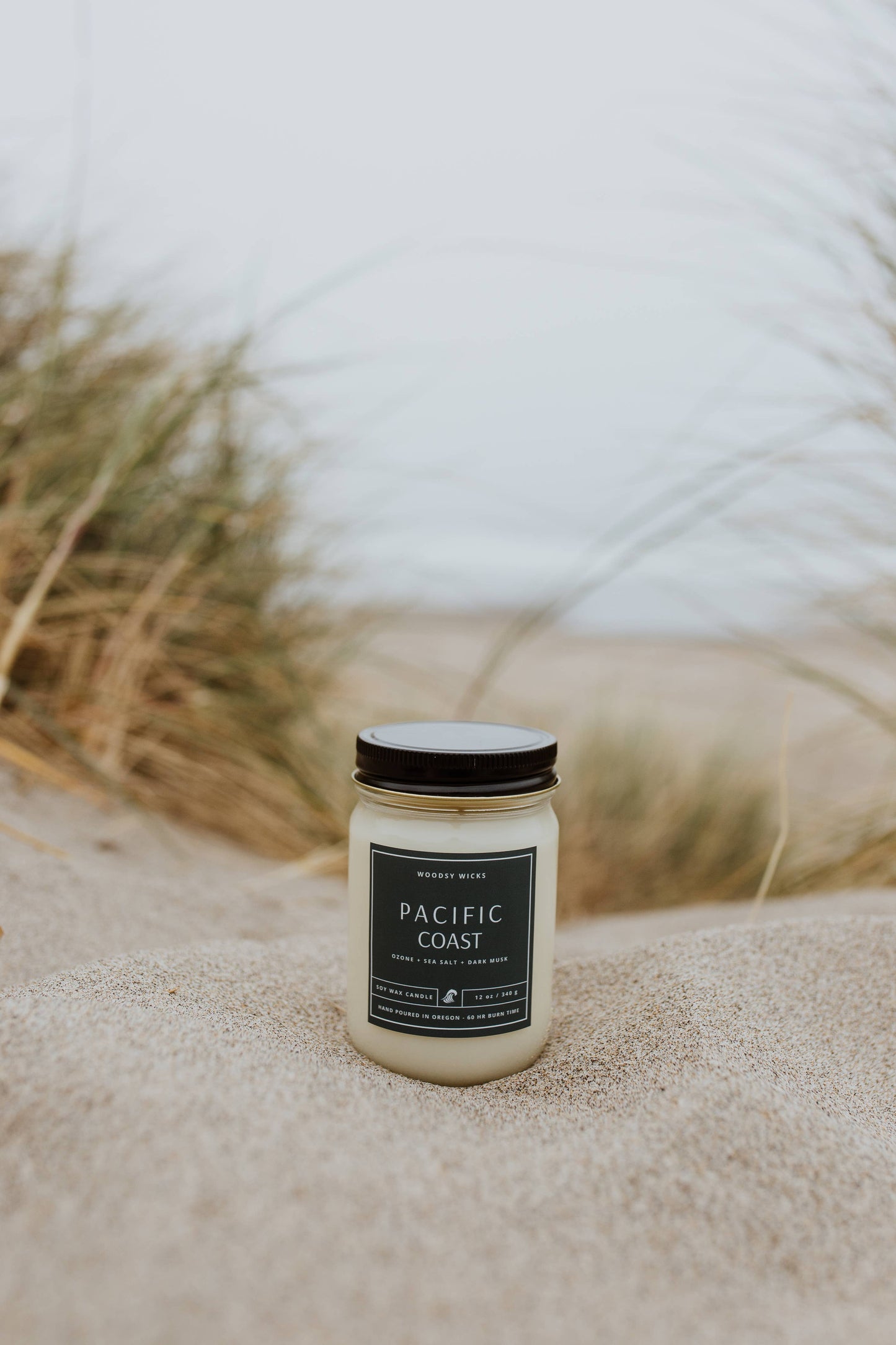 Pacific Coast Candle - Soy Wax - 12oz Oregon Washington Cali