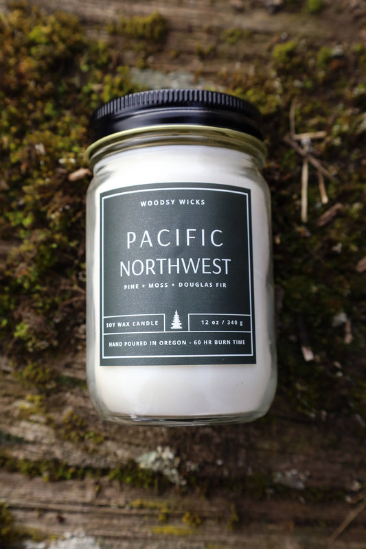 Pacific Northwest Soy Wax Candle - Non-toxic - PNW Oregon